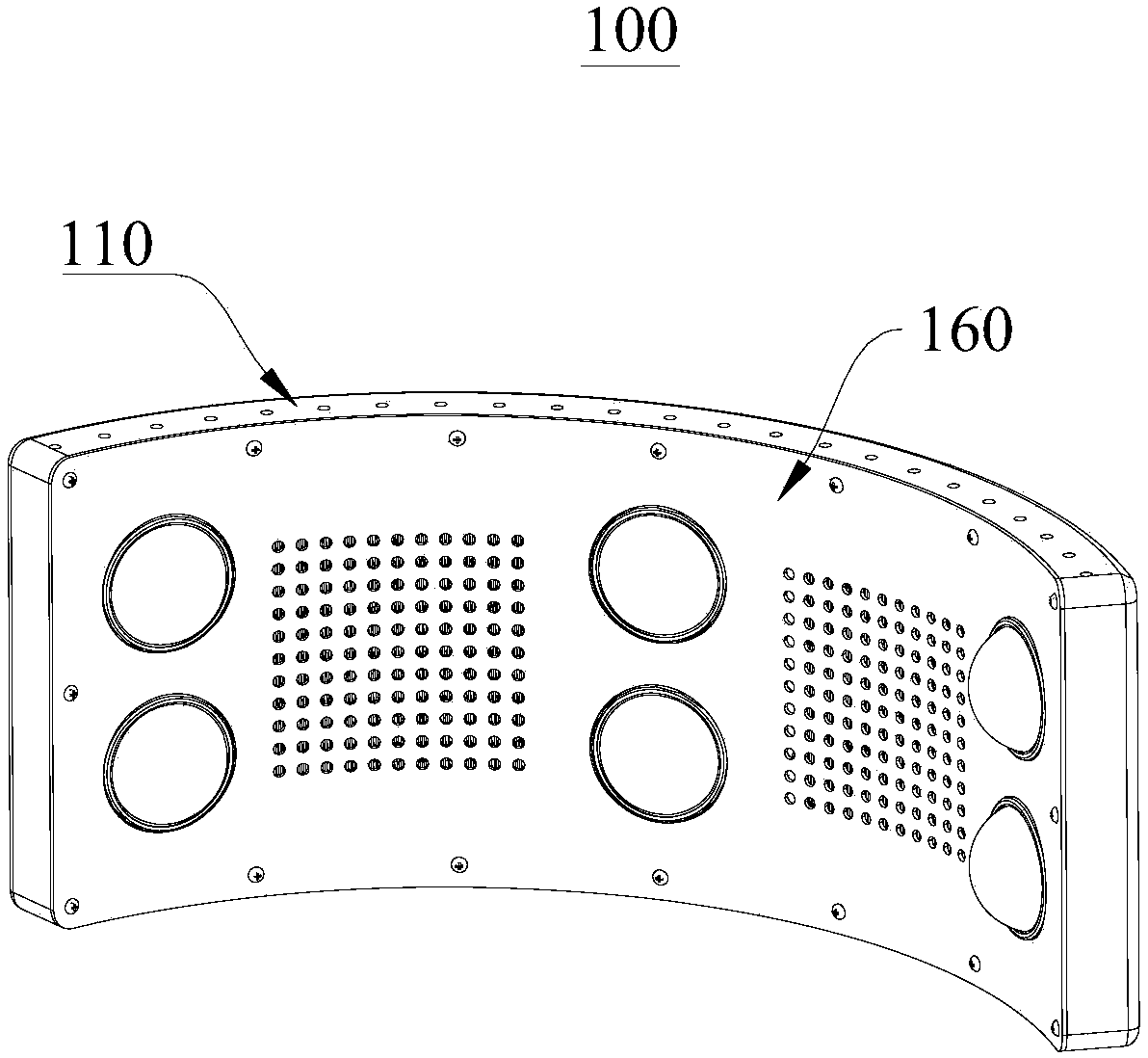 Heat radiation protection device and spectrum therapy instrument