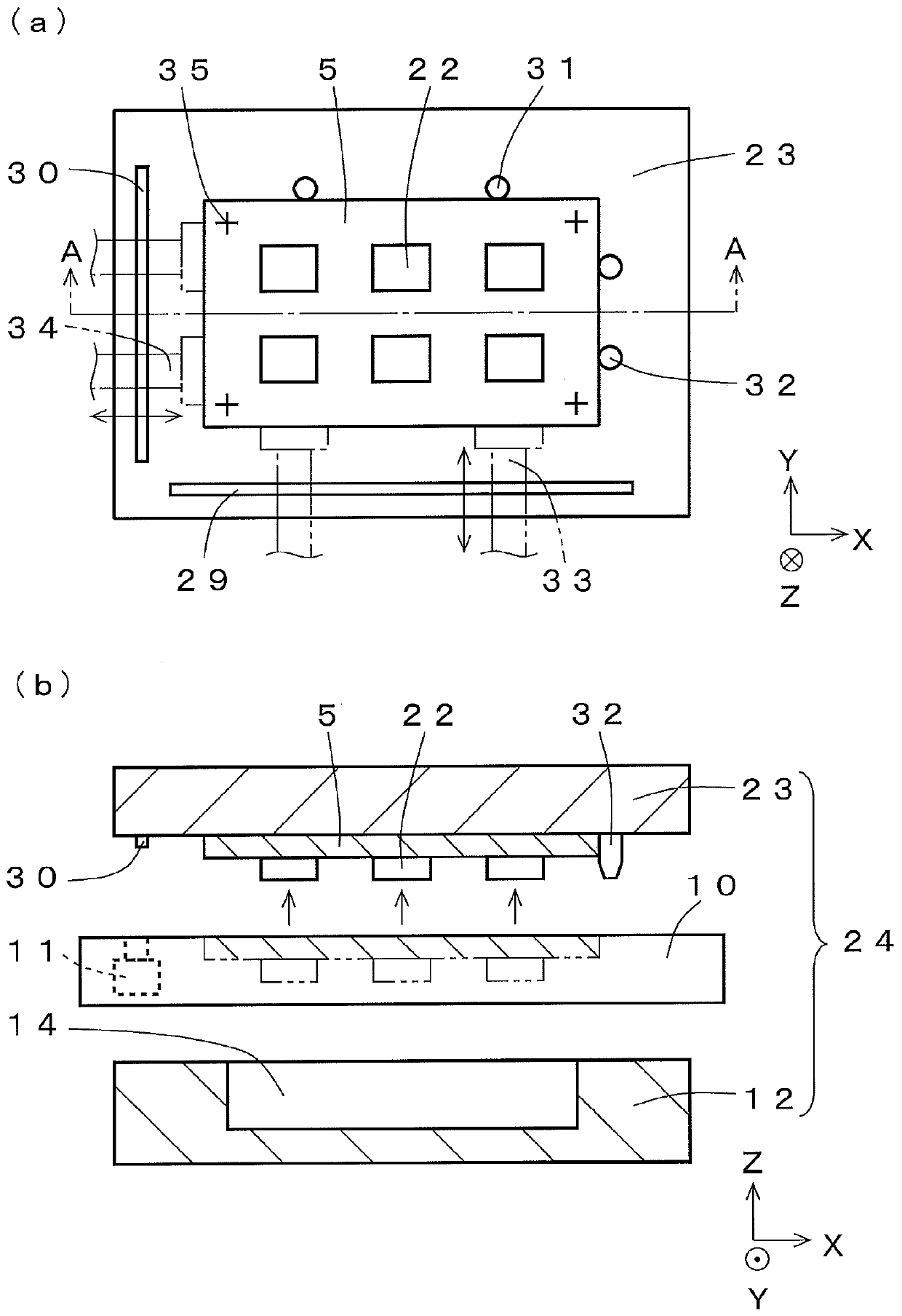 Resin molding device and method for manufacturing resin molded product