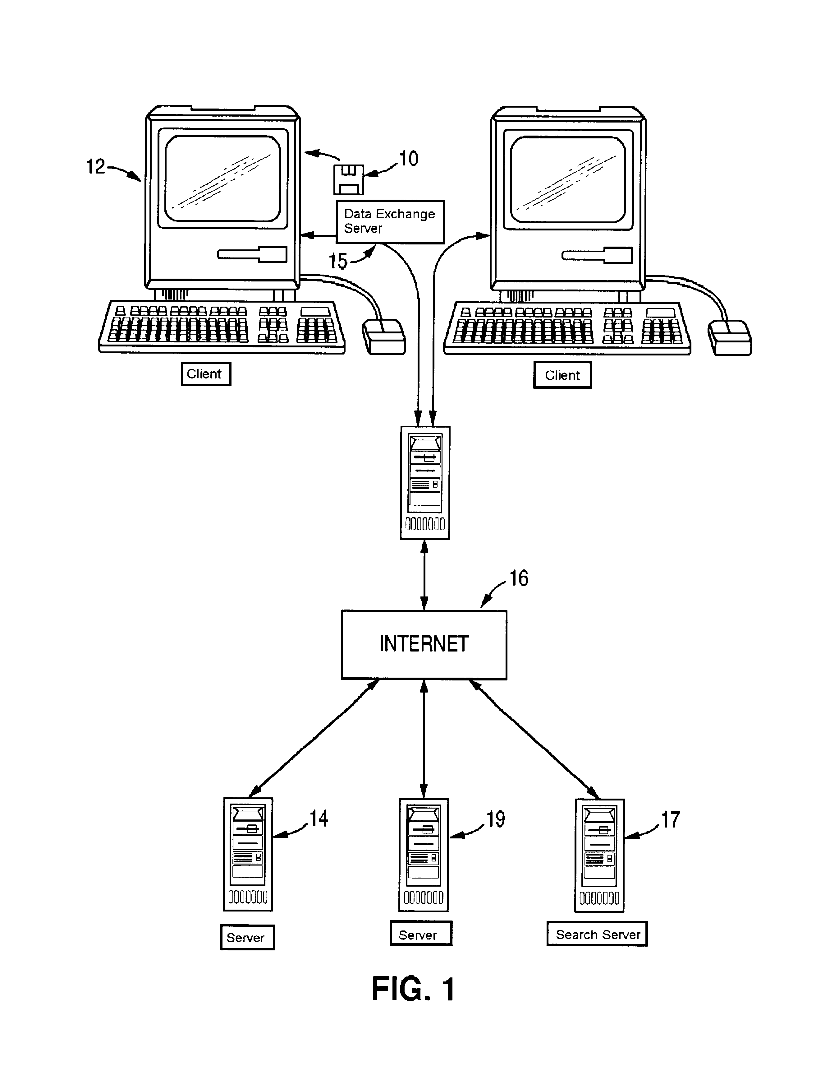 Method and apparatus for simultaneously accessing a plurality of dispersed databases