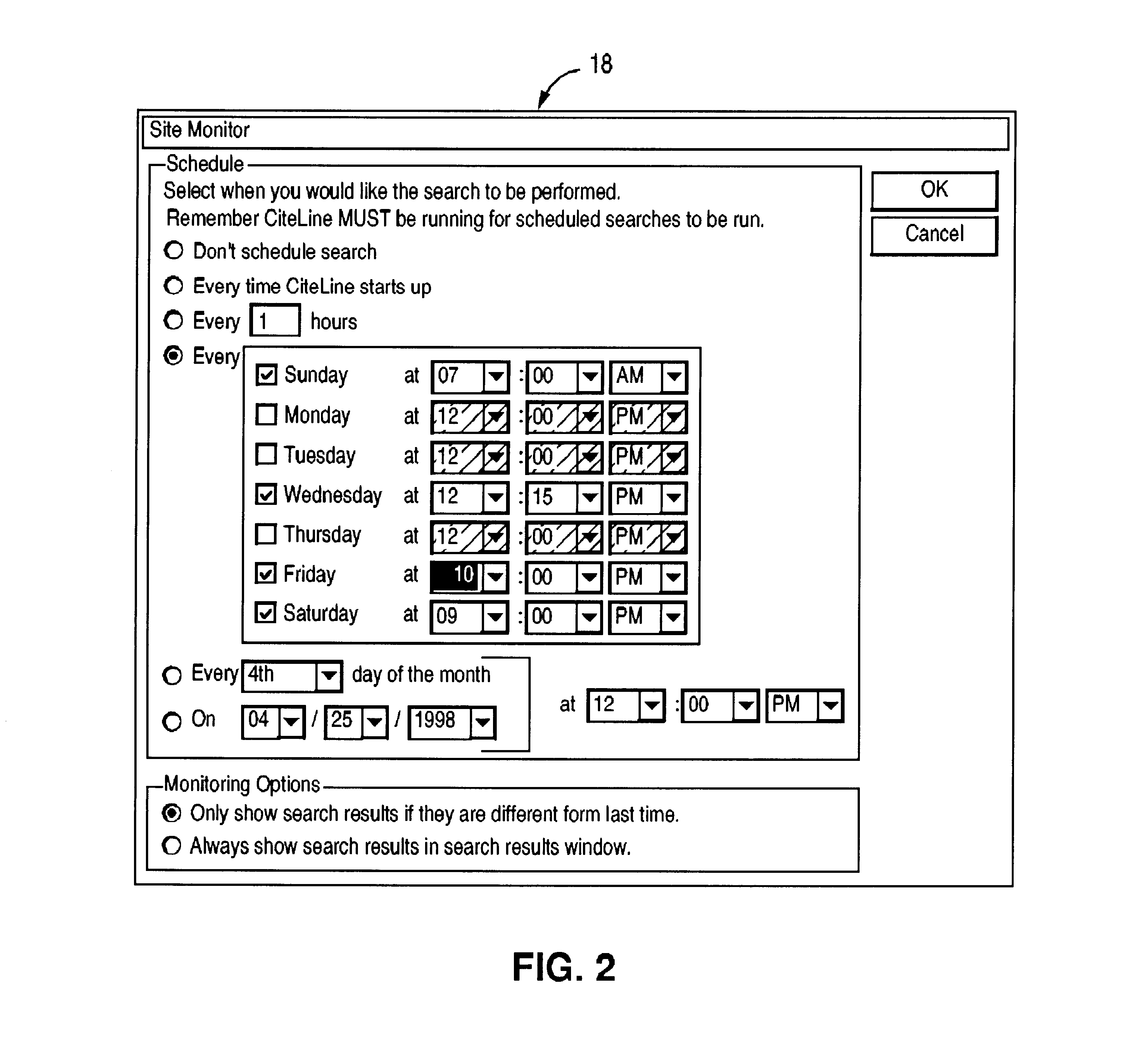 Method and apparatus for simultaneously accessing a plurality of dispersed databases