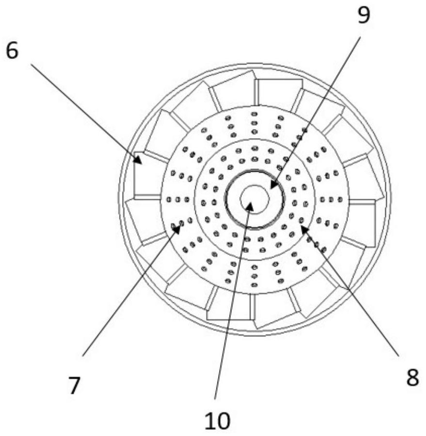 Multi-stage adjustable low-nitrogen gas burner suitable for coke oven gas