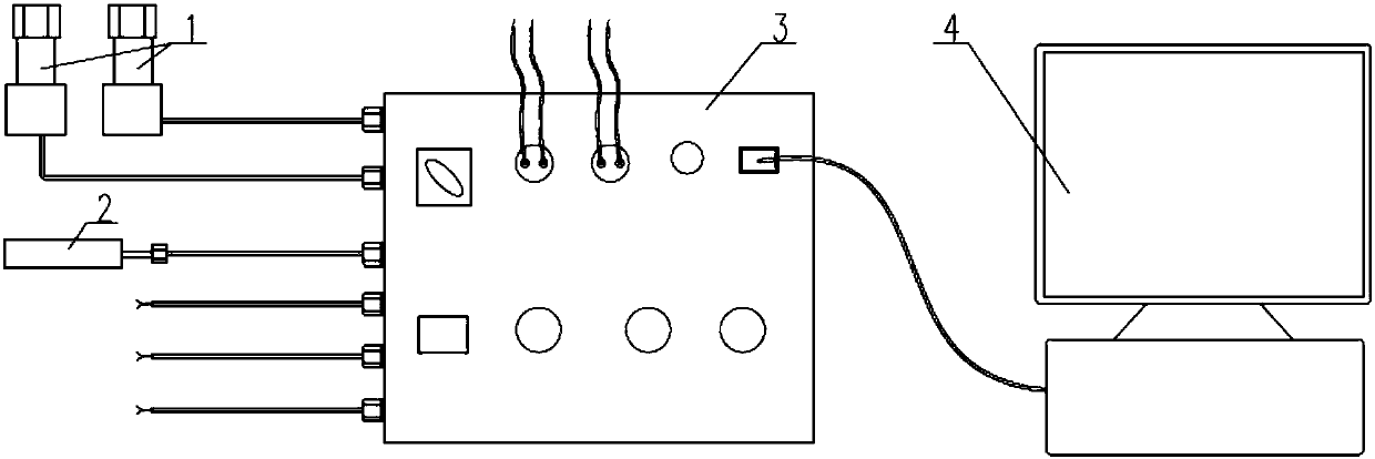 Detection and analysis system of buffer oil pressure of hydraulic operating mechanism