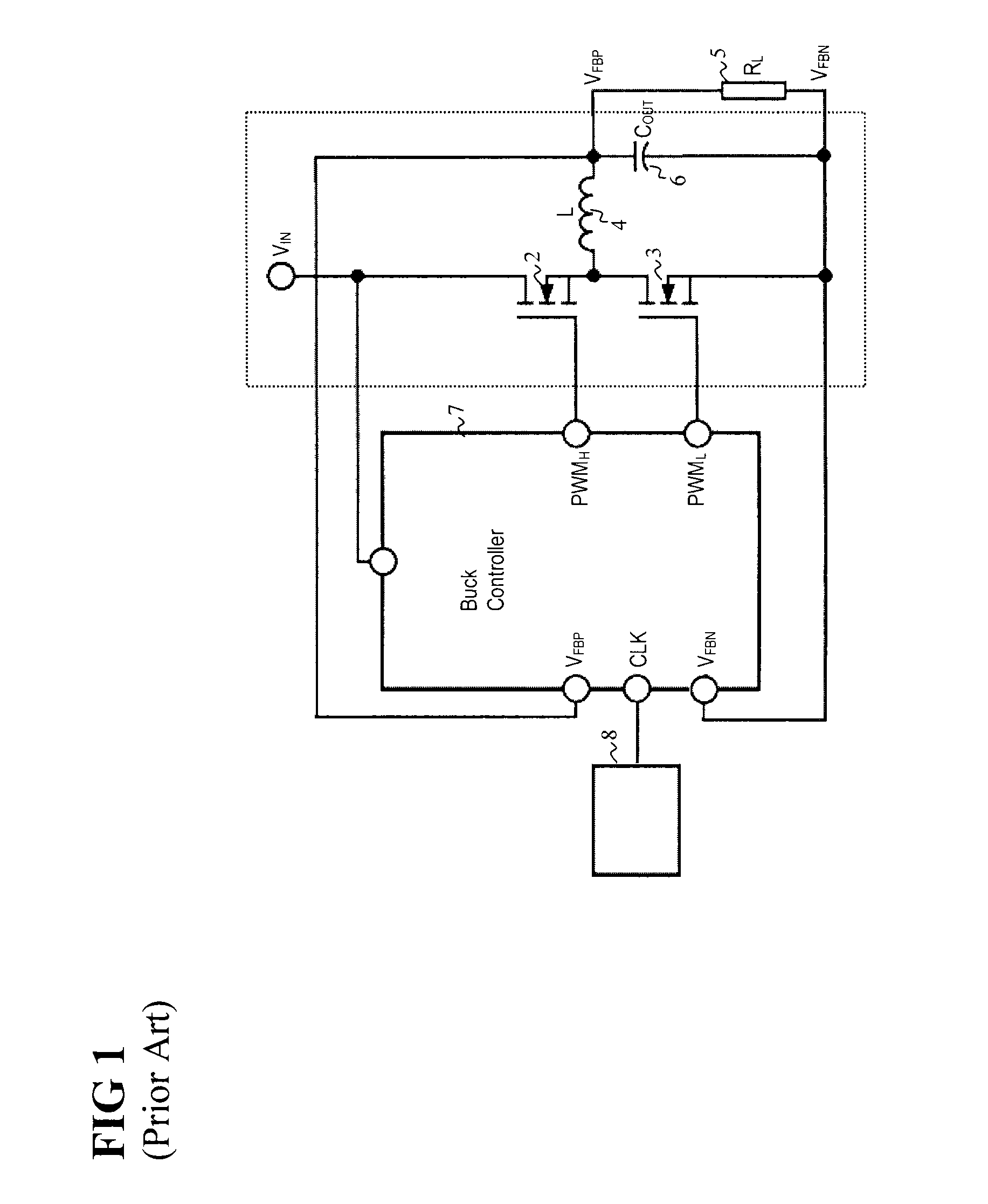 Method for the closed-loop control of a buck converter and arrangement for implementing the method