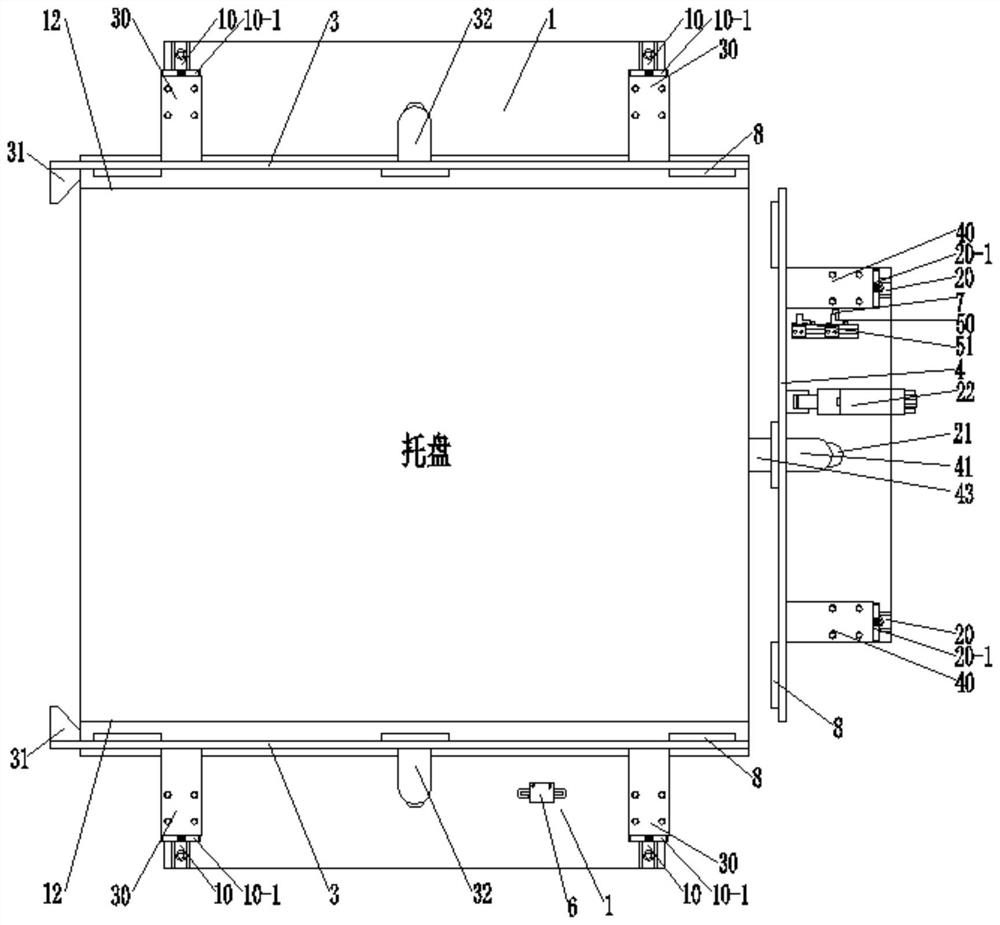 Tray linkage calibration device and method