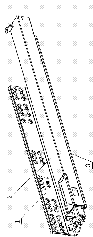Balancing and stabilizing mechanism of drawer slide rail
