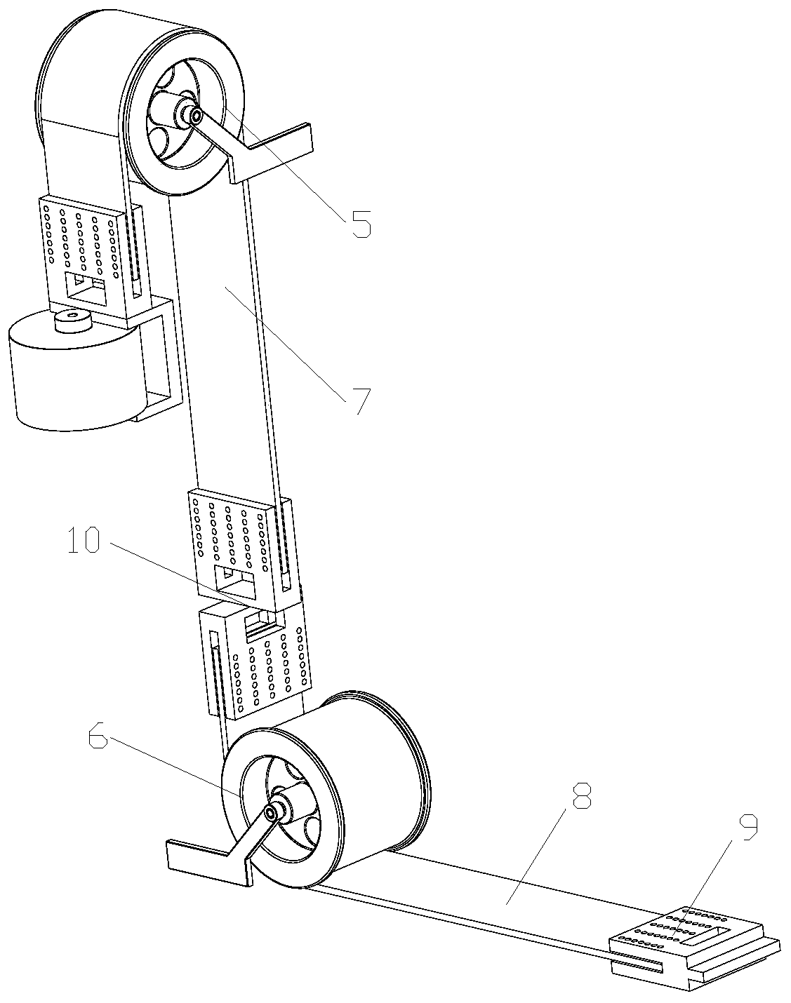 Novel alternate grasping rod type pumping unit and pumping method thereof