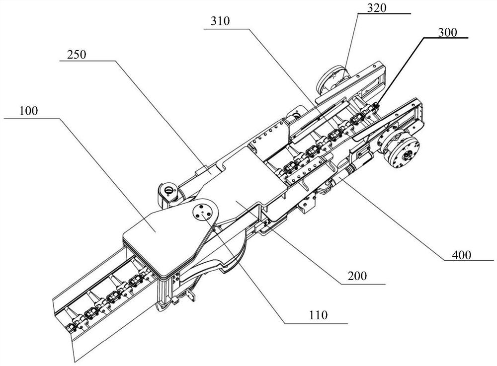 First conveyor and tunnel boring machine