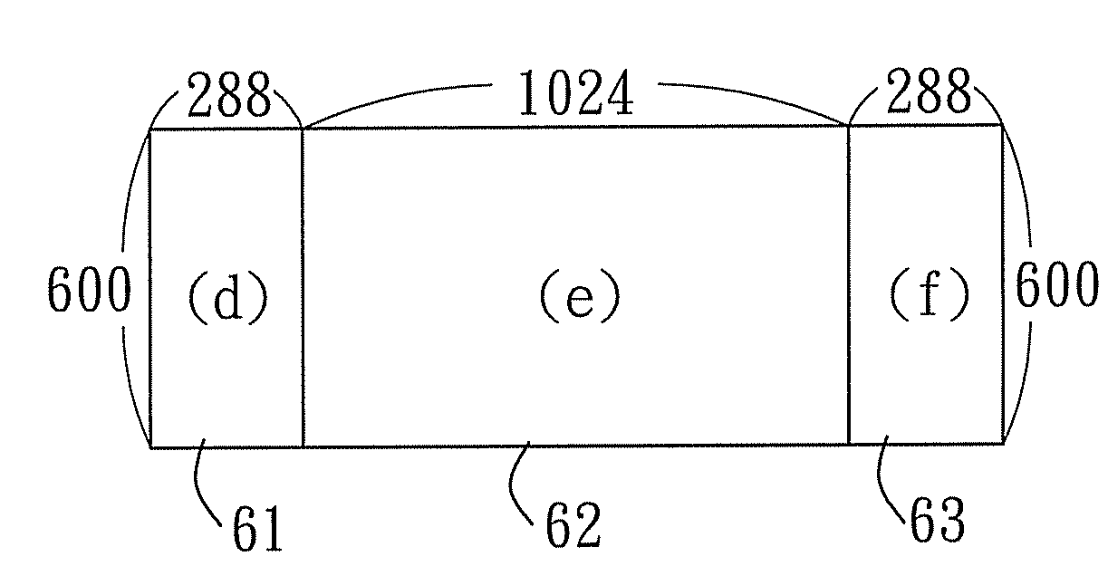 Method for displaying divided screens on a display and electronic device applying the method