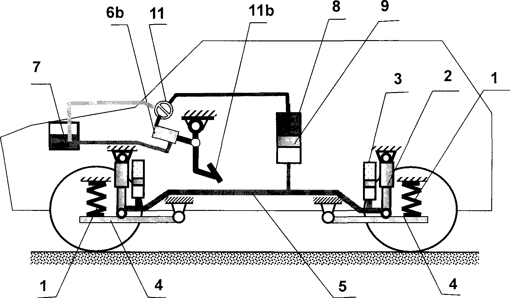 Suspension system of lifting load-bearing impact damper