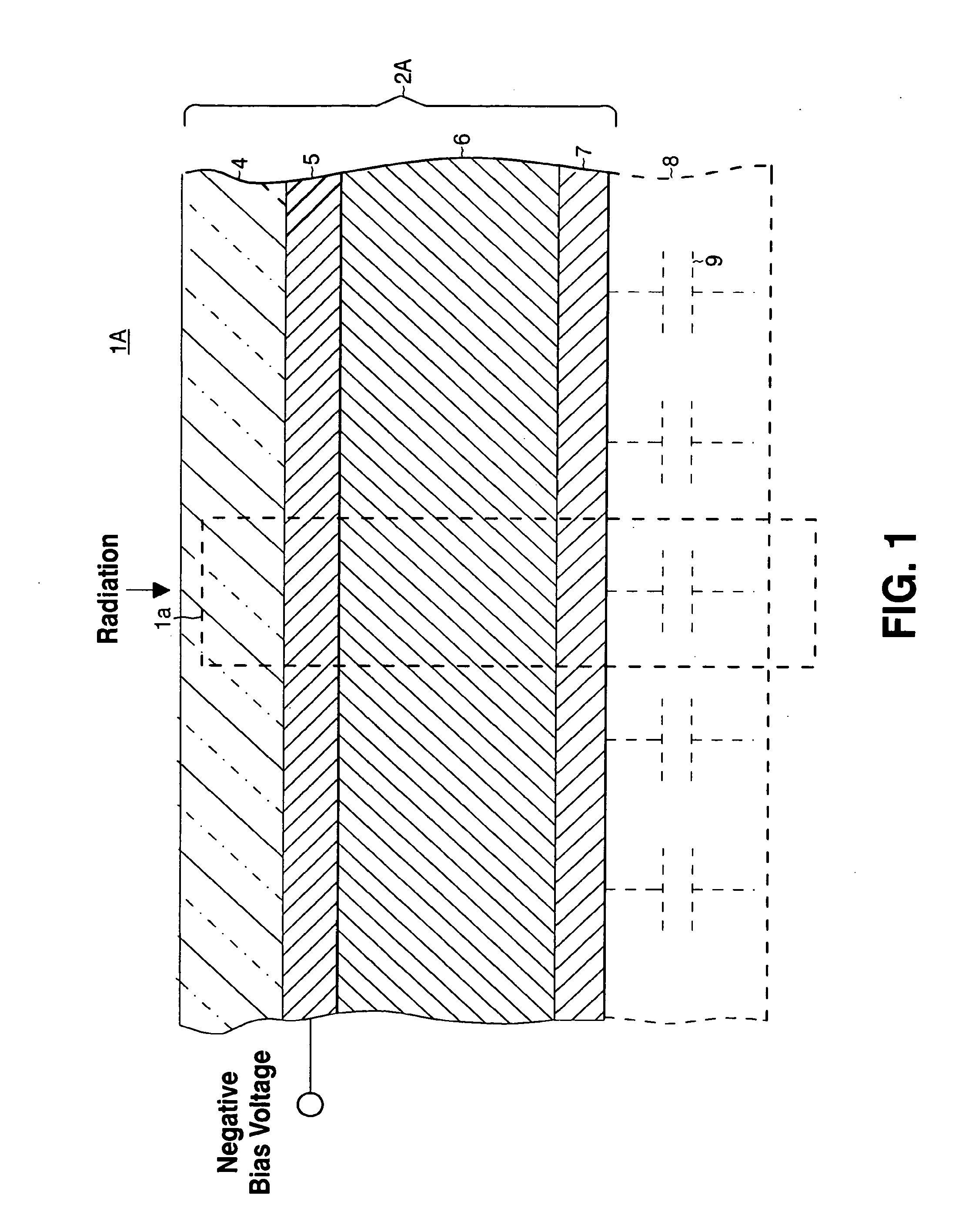 Two-dimensional semiconductor detector having mechanically and electrically joined substrates