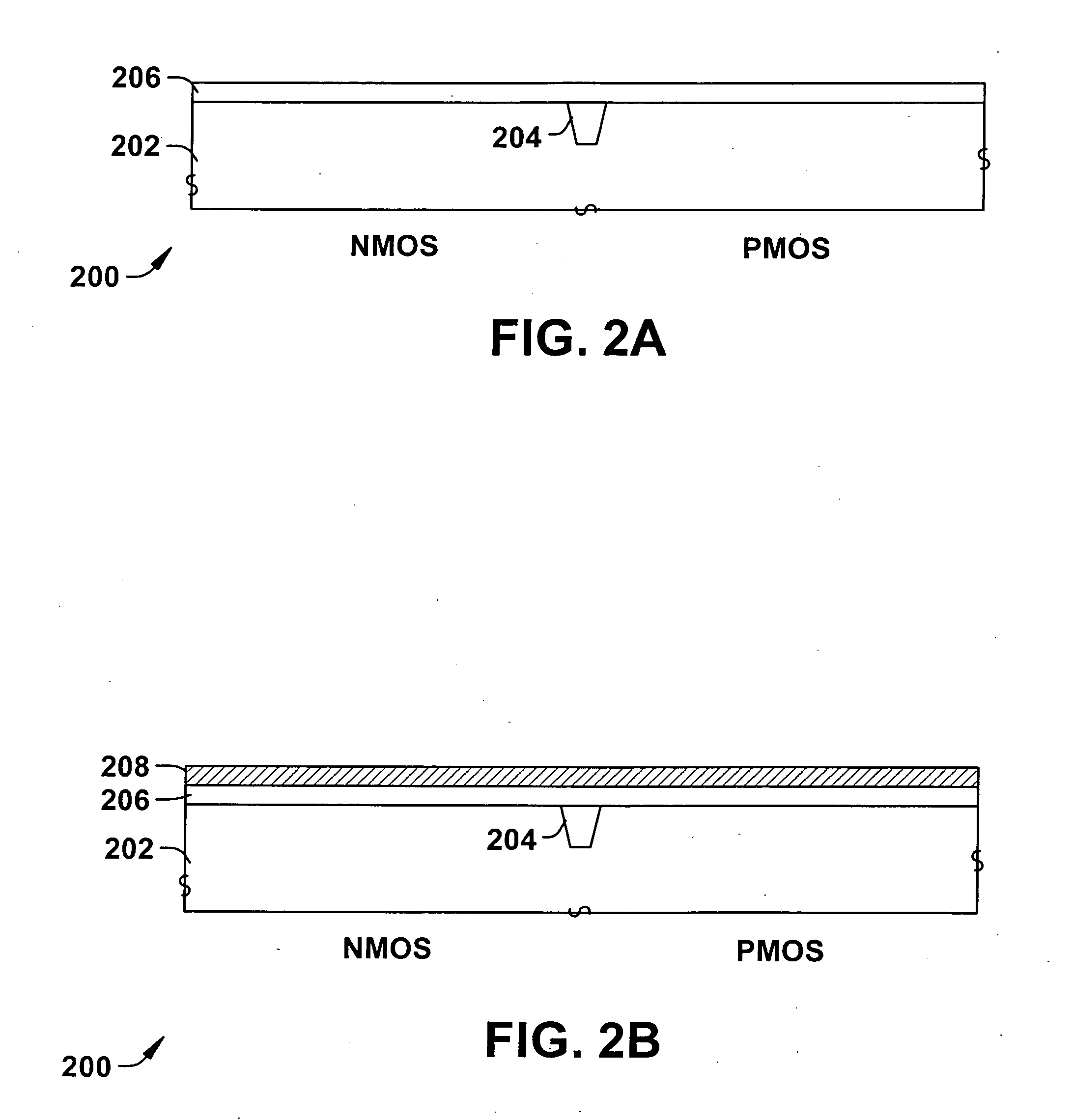 Methods and devices employing metal layers in gates to introduce channel strain