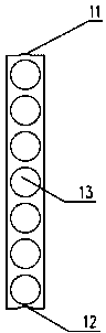 Prefabricated reinforced concrete board molding bed and construction method