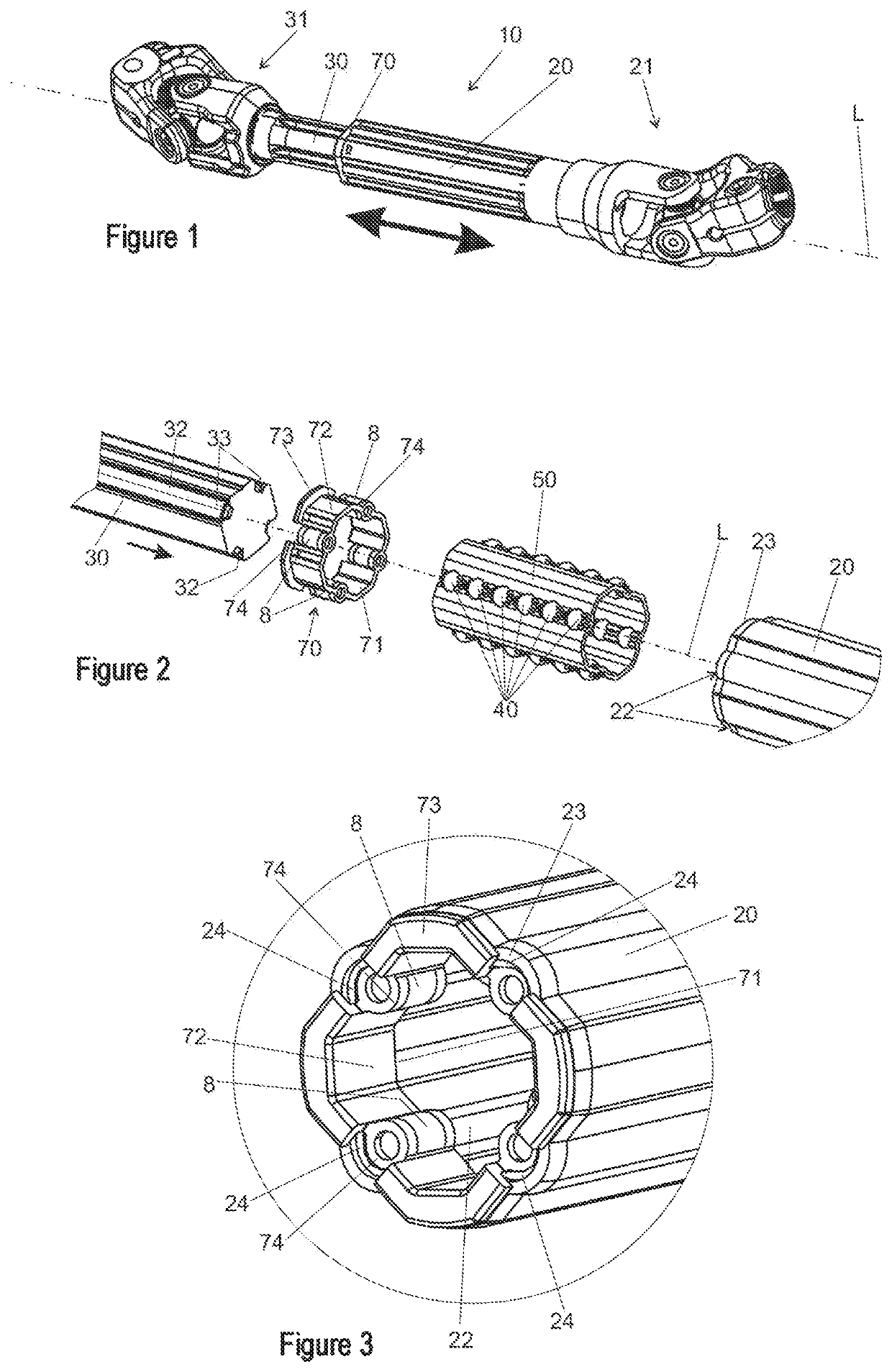 Steering shaft for a motor vehicle