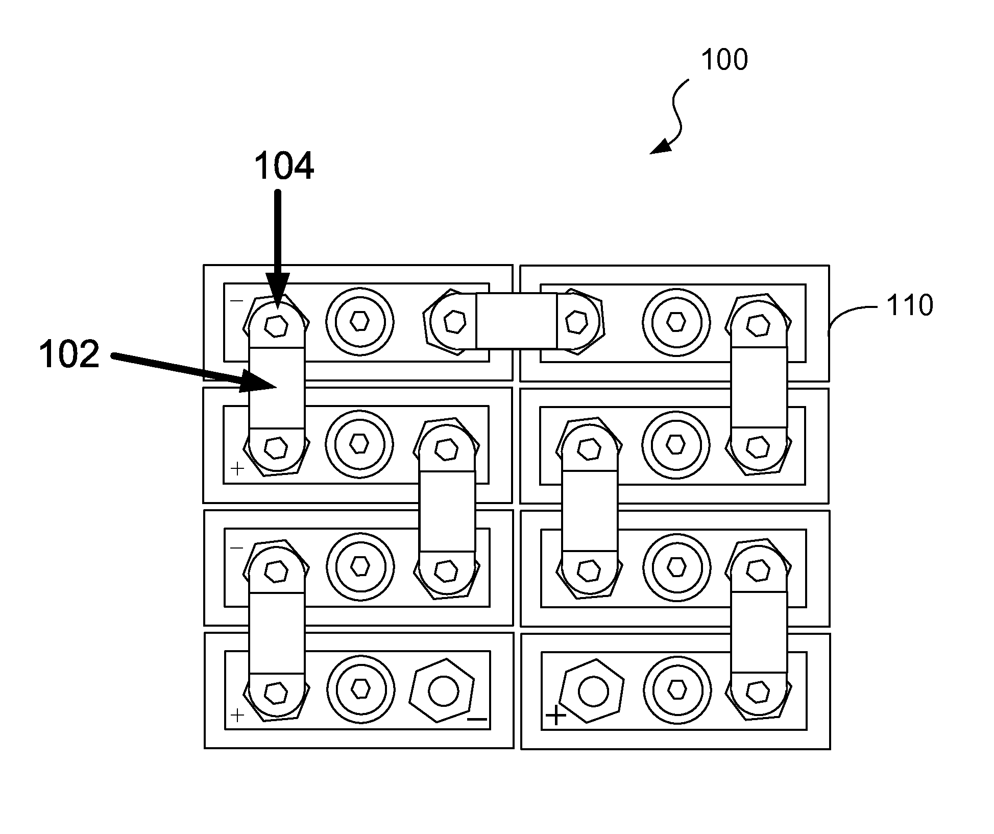 Method and Apparatus for Contact Detection in Battery Packs