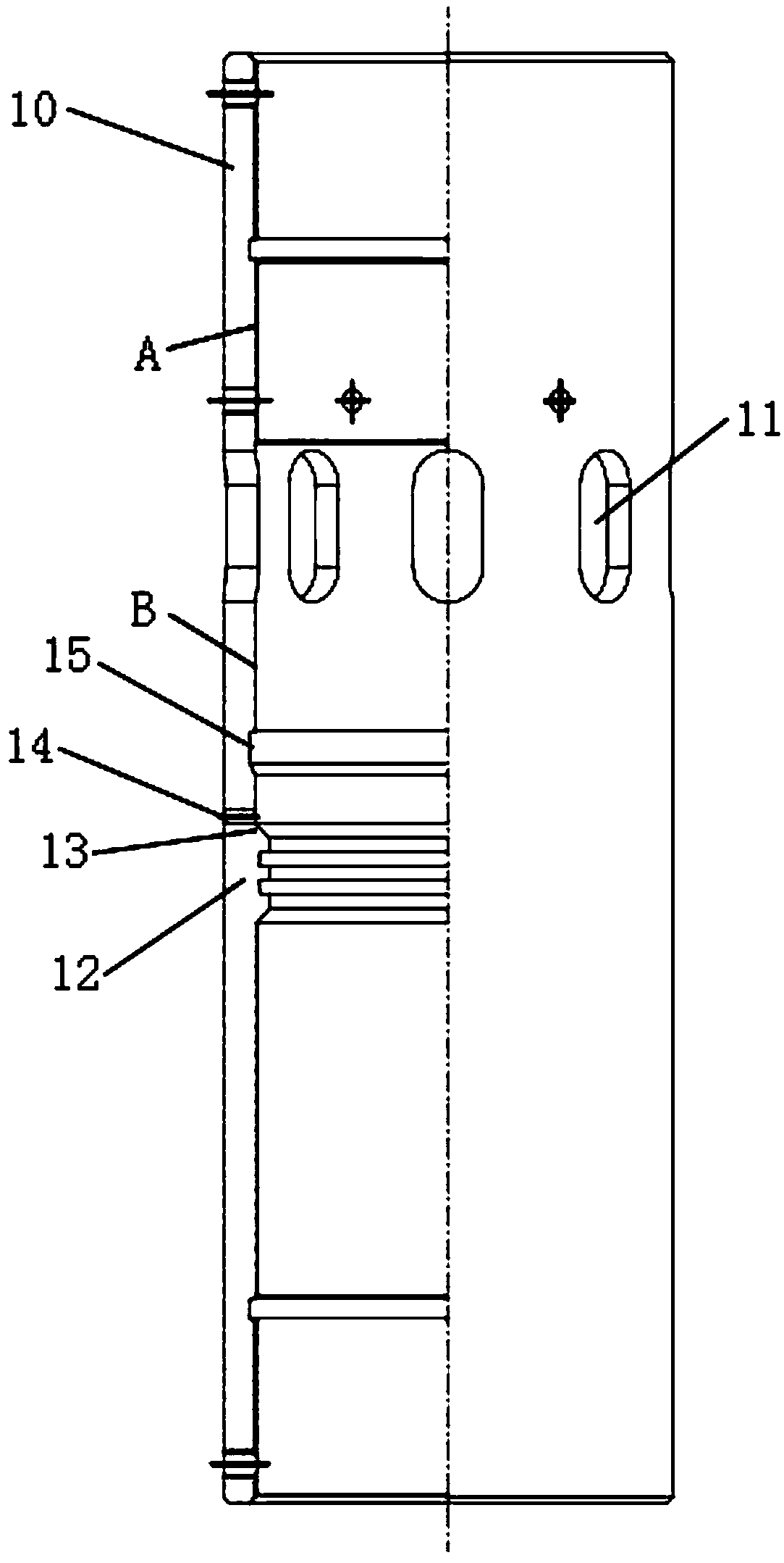 Open-hole segmental fracturing differential pressure sliding sleeve