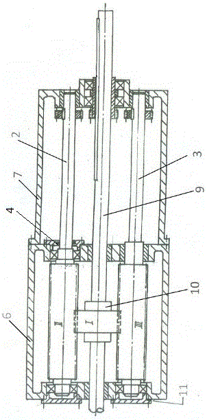 A precision axial displacement transmission device