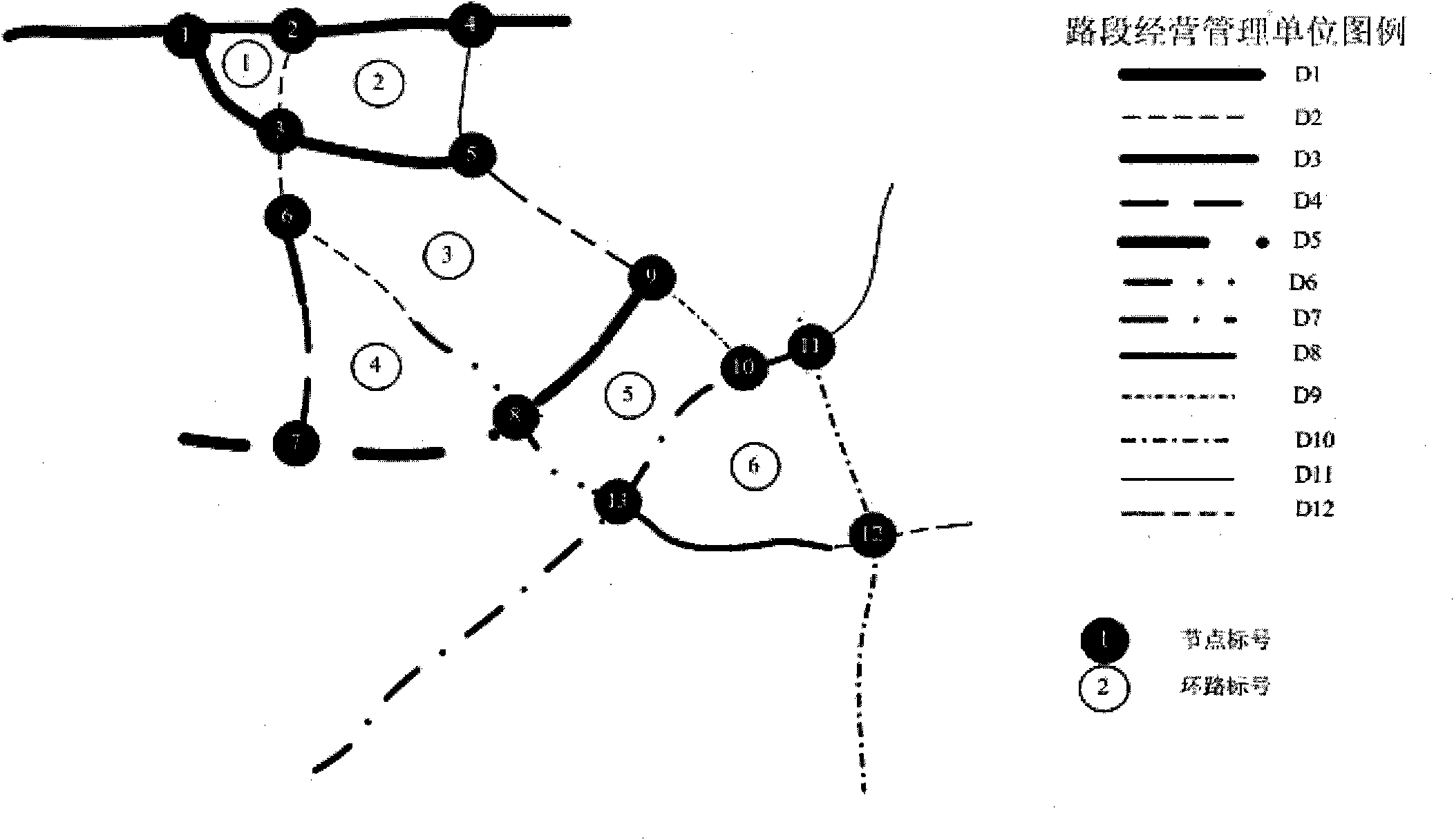 Expressway multi-path identification sign station setting method