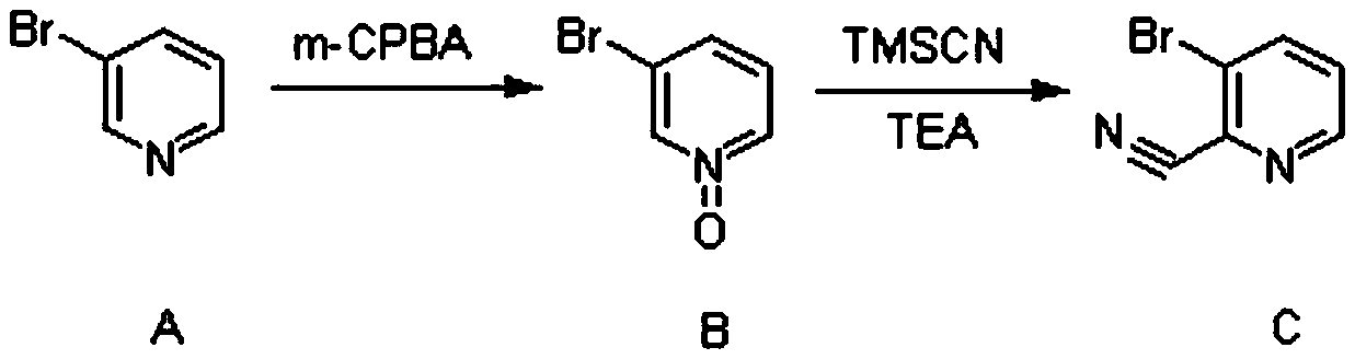 Synthesis method of (3-cyclopropylpyridin-2-yl) methylamine hydrochloride