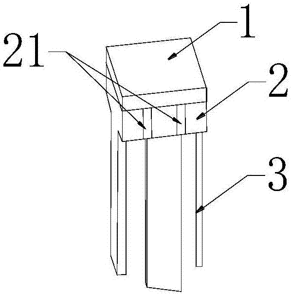 Variable section shaft underground continuous wall foundation and construction method thereof