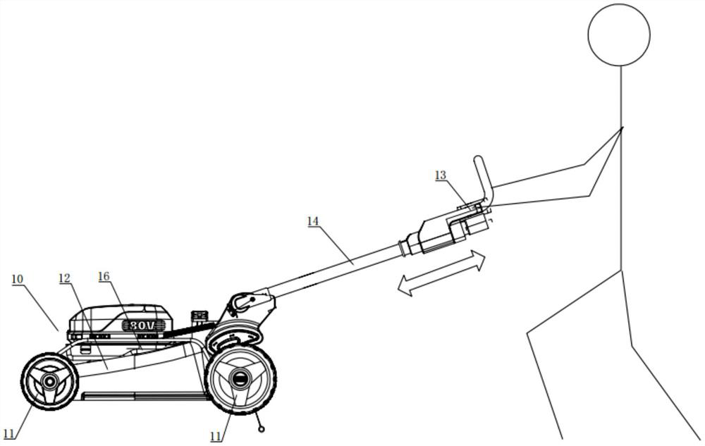 Hand-push mower and control method thereof