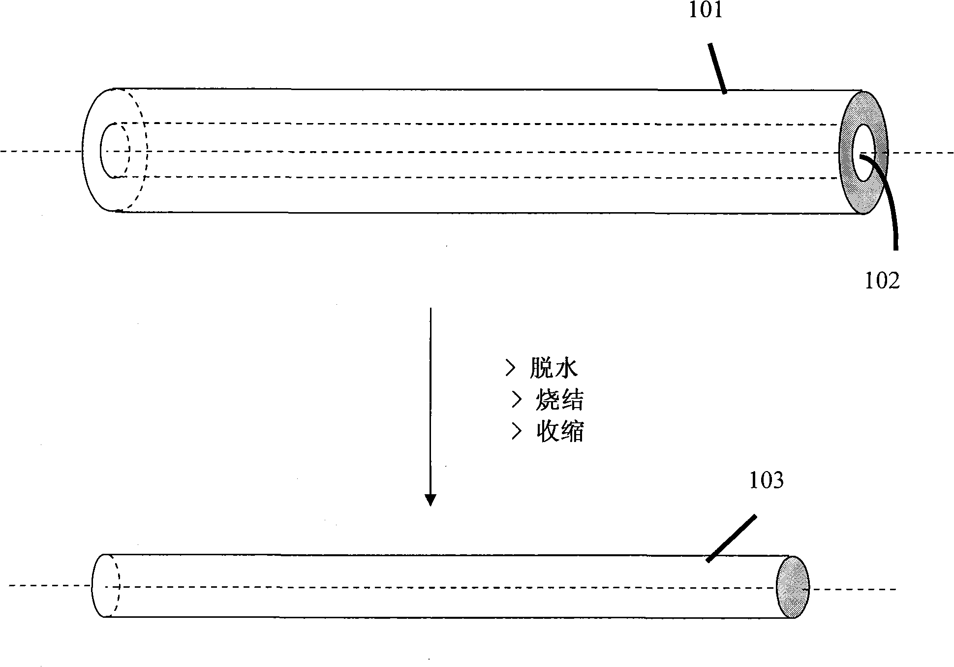 Optical fiber having low and uniform optical loss along the entire length and method for fabricating the same