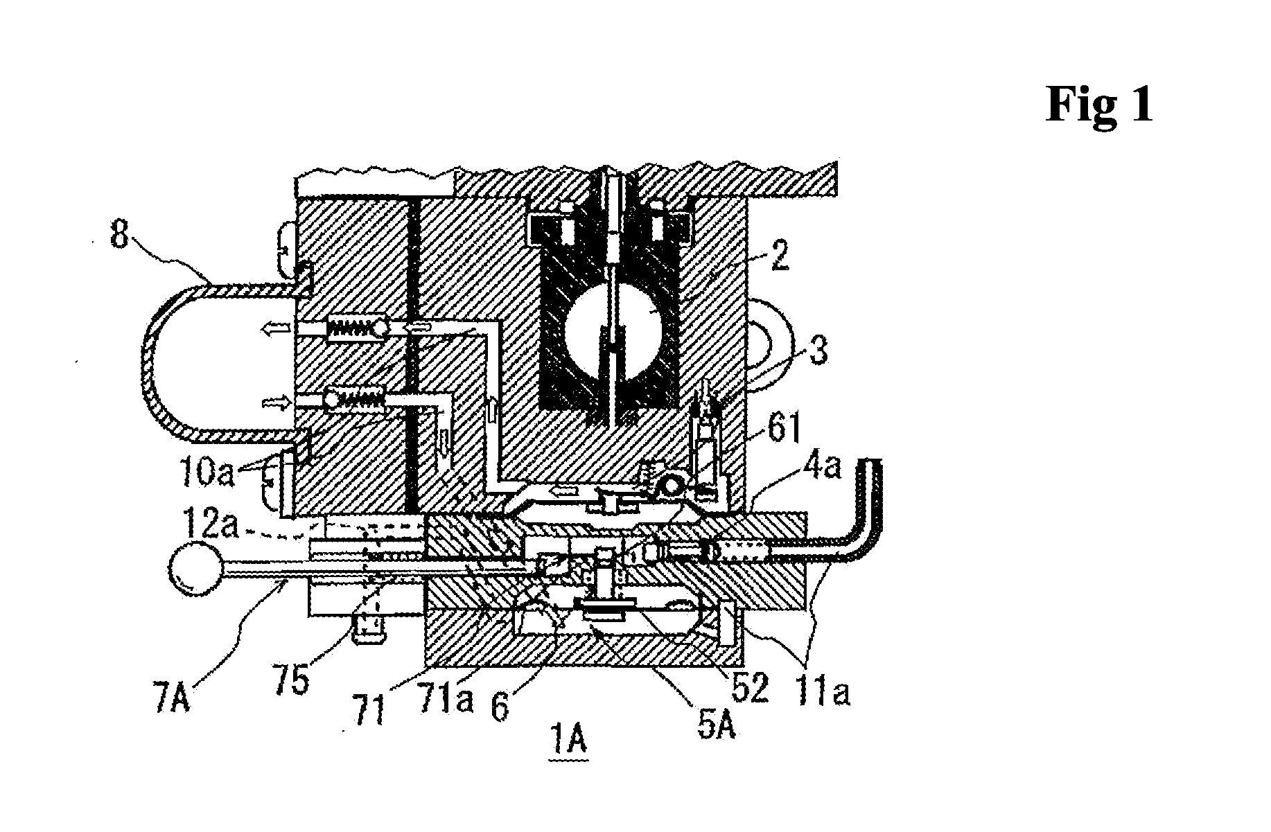 Starting device and carburetor using same