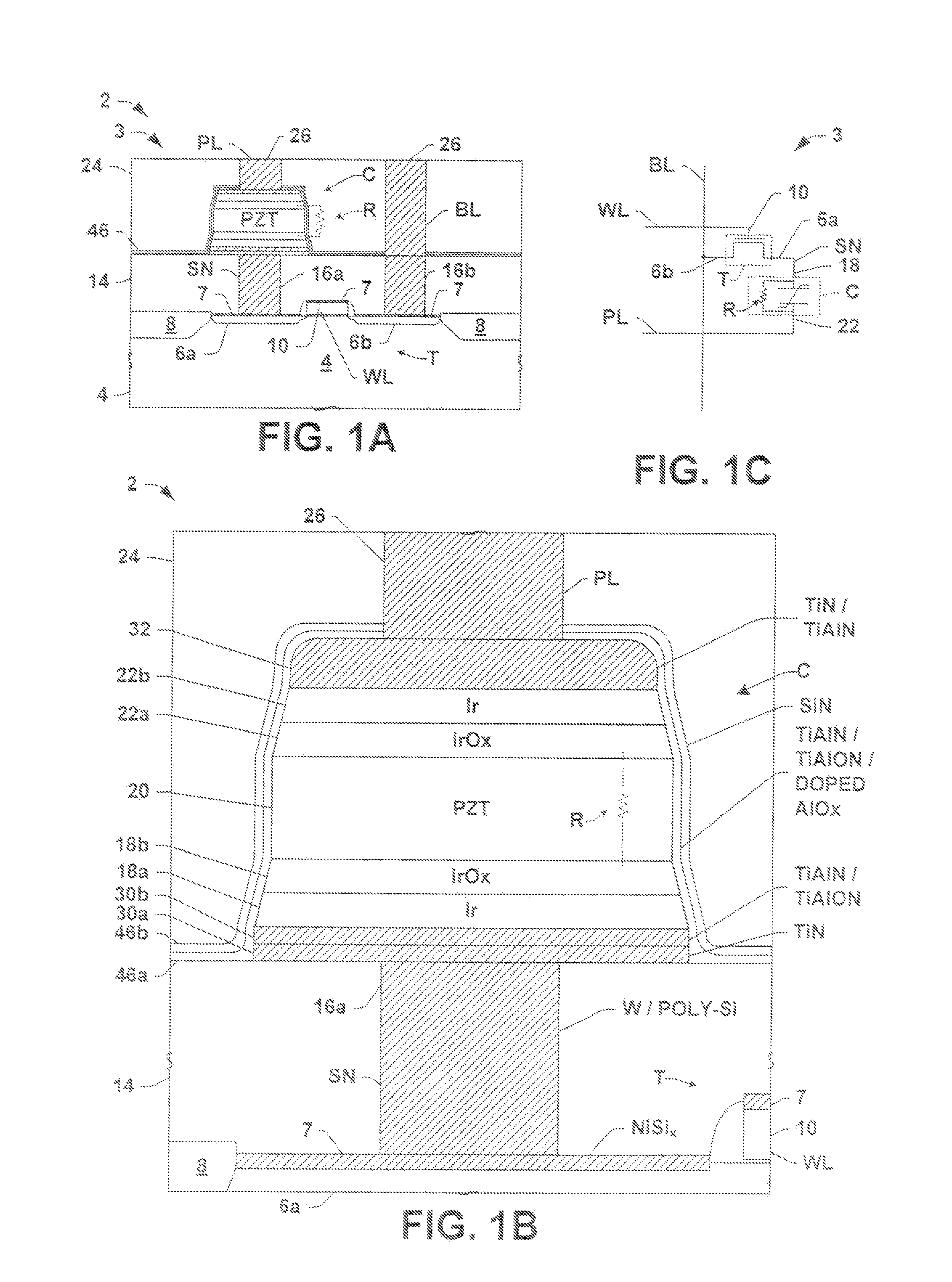 Ferroelectric Capacitor with Parallel Resistance for Ferroelectric Memory