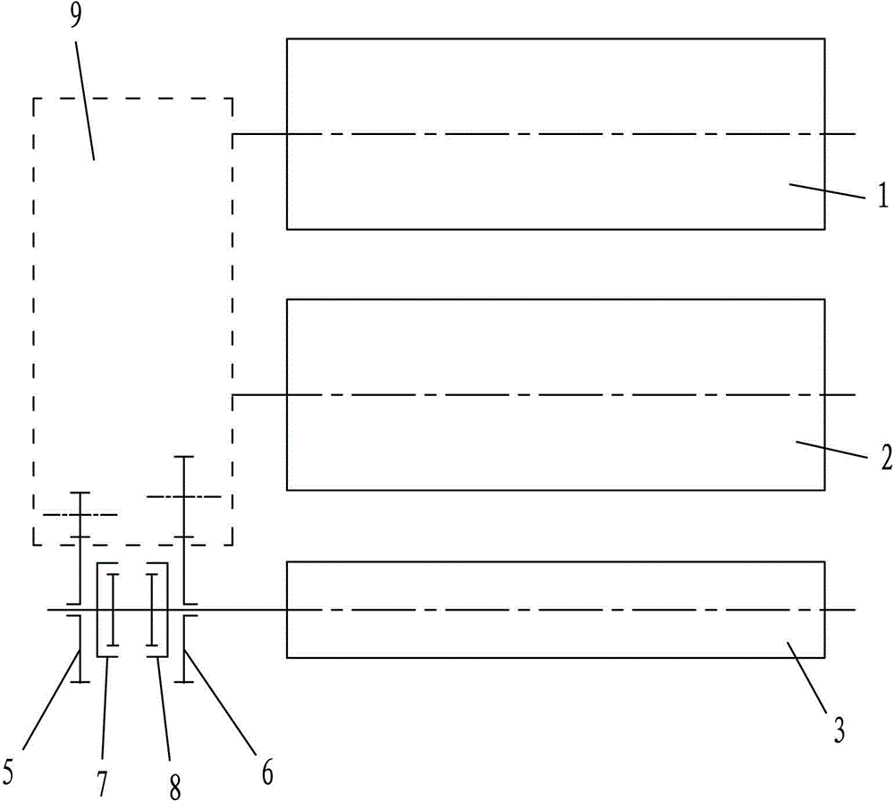 Three-roll Mechanism and Method for Immediately Improving the Relative Rotating Speed ​​of Its Variable-Speed ​​Driving Roll