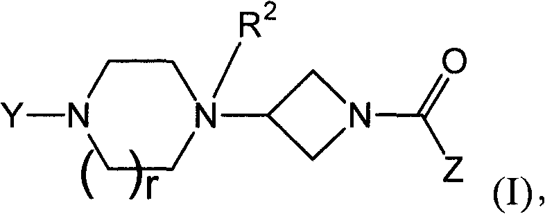 Heteroaromatic and aromatic piperazinyl azetidinyl amides as monoacylglycerol lipase inhibitor