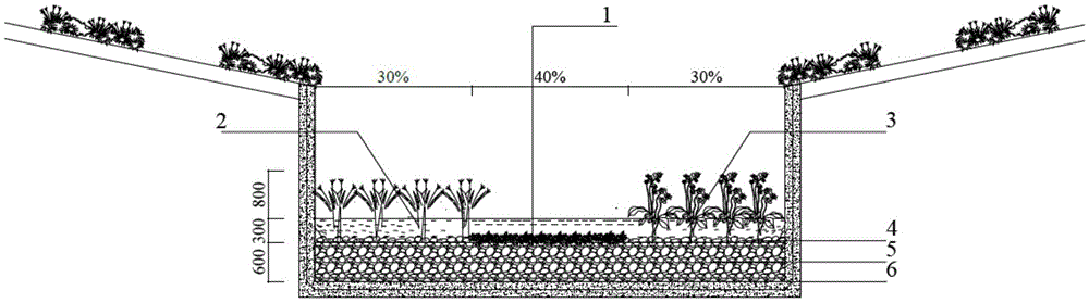Method for recovering vegetation diversity of river channel and multi-layer natural material river bed