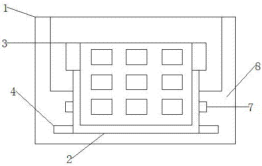 Embedded outdoor distribution box