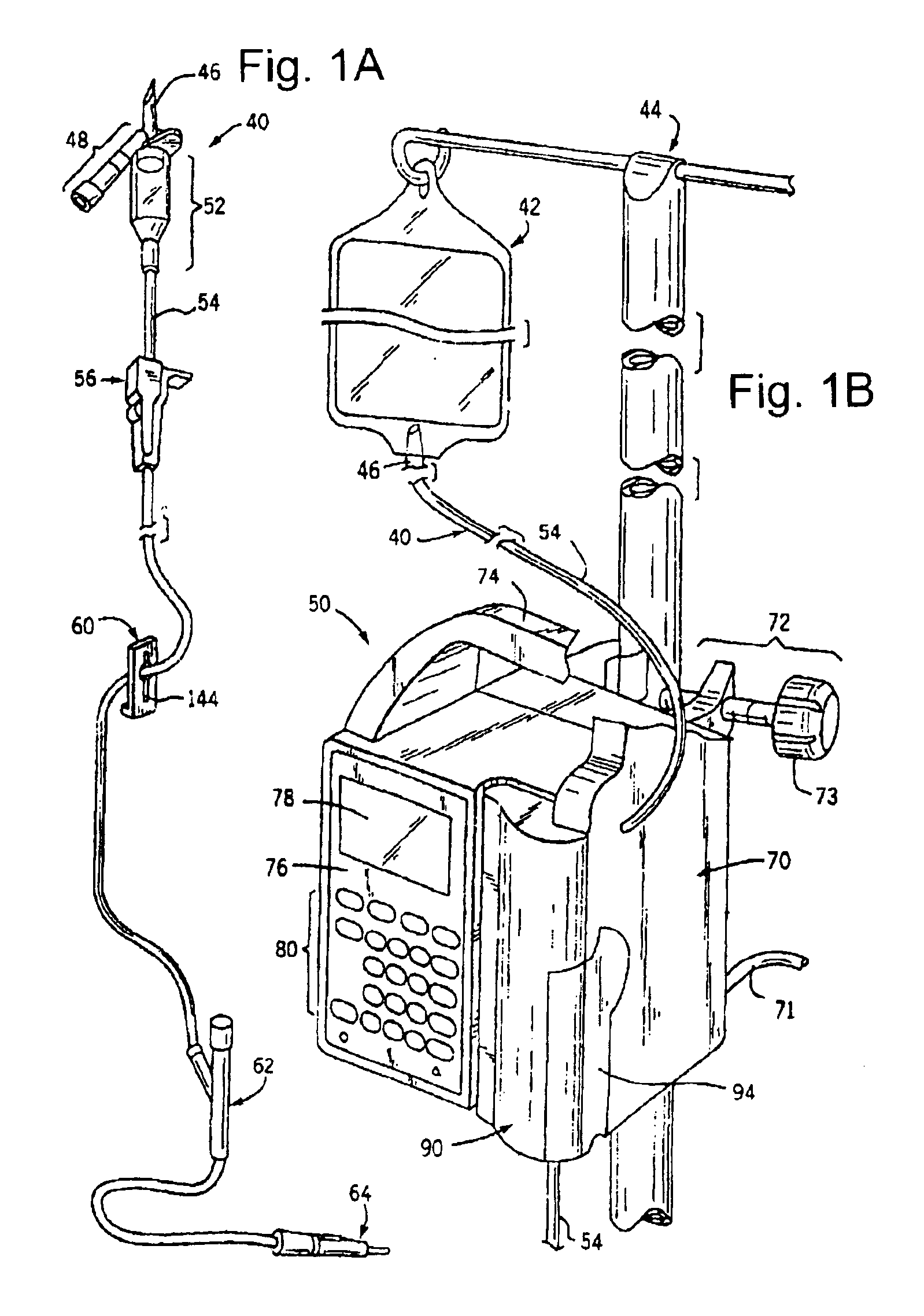 Device and method for qualitative and quantitative determination of intravenous fluid components