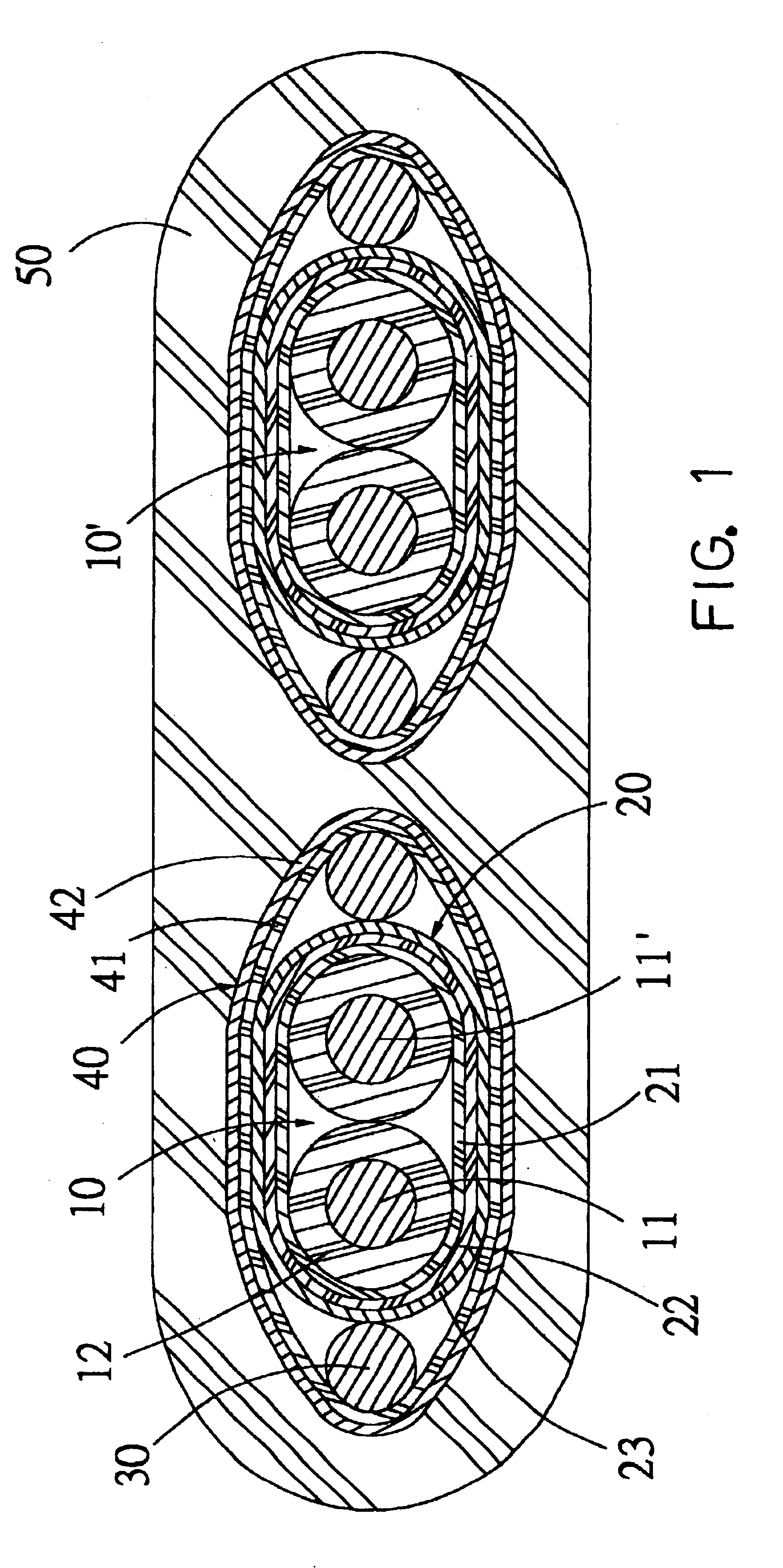 Transmission cable structure