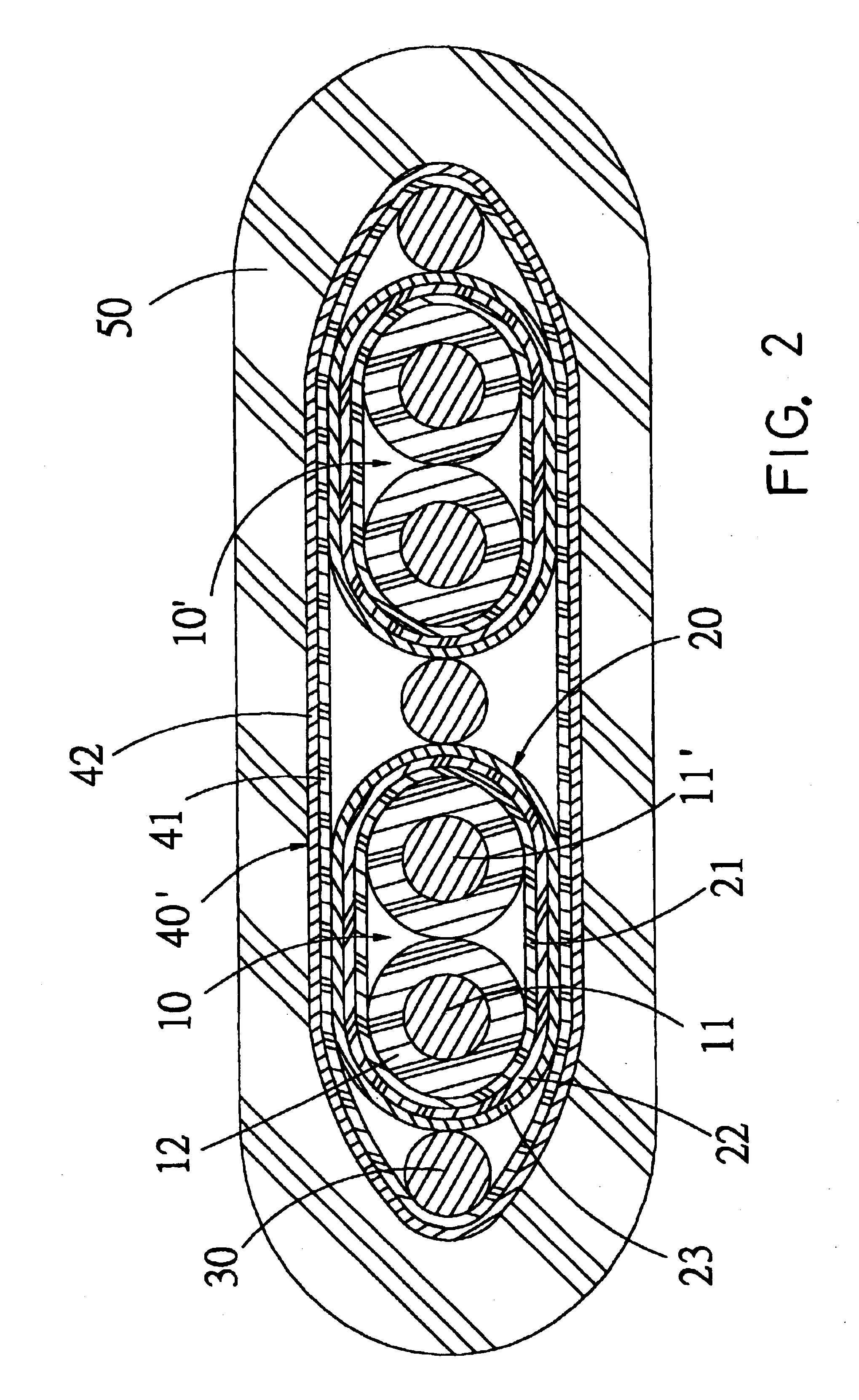 Transmission cable structure