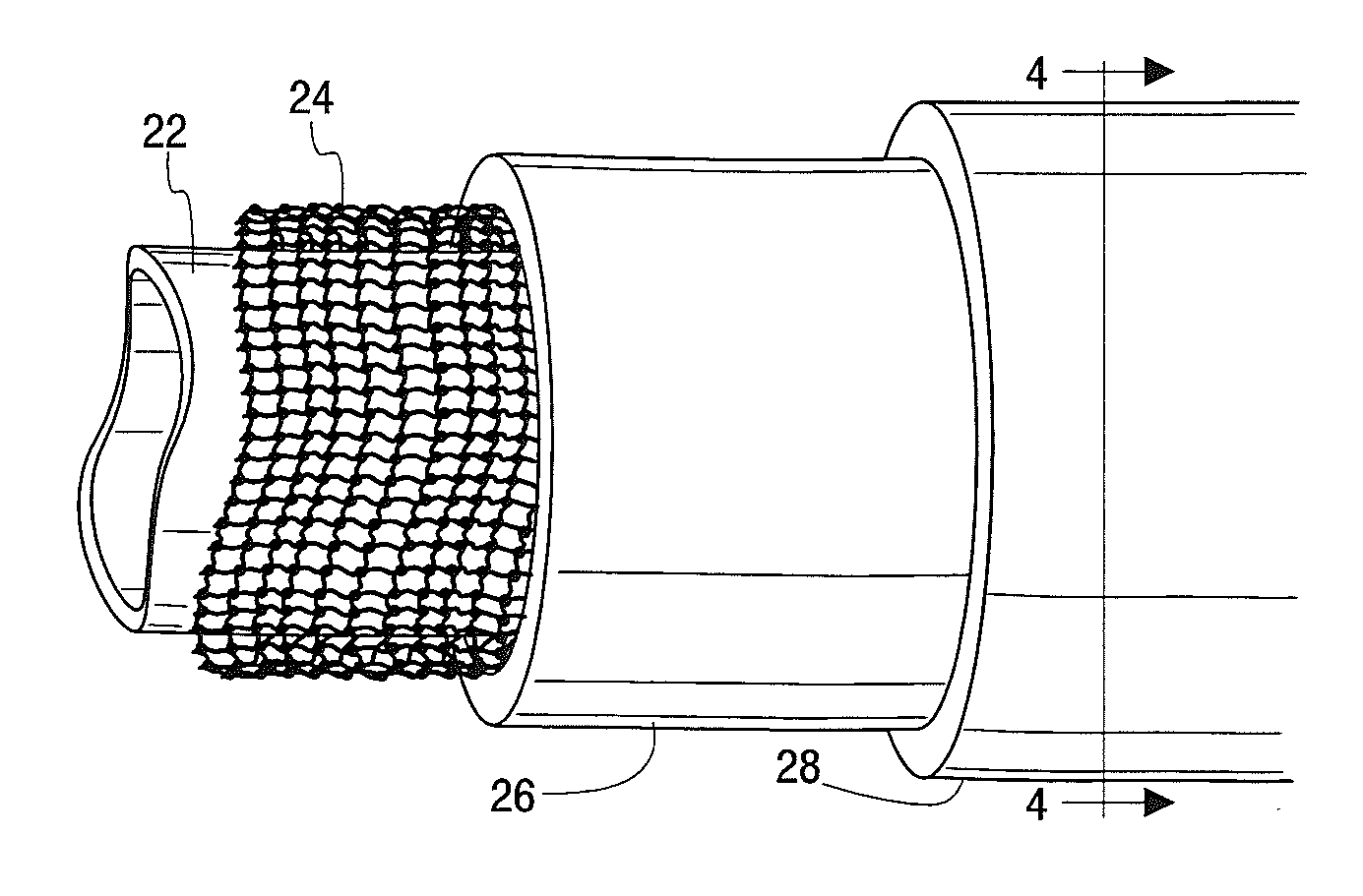 Aircraft ground support hose assembly