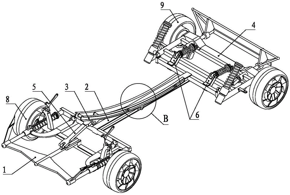 Novel anti-collision vehicle chassis