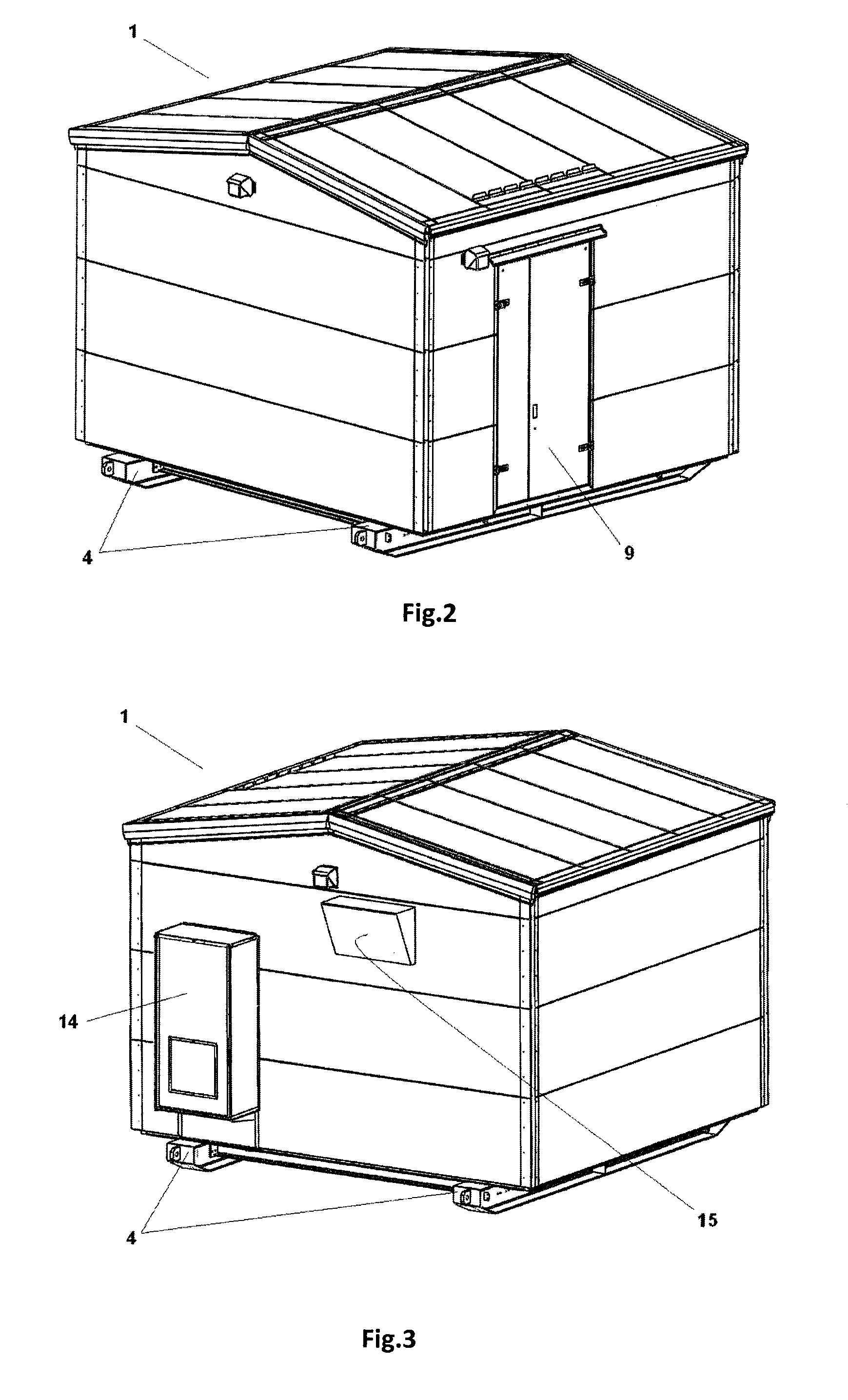 Enclosure for secondary distribution modular switchgears