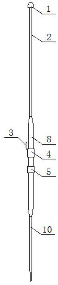 Sliding float foot type float body, balance assembly and water flow resistant float