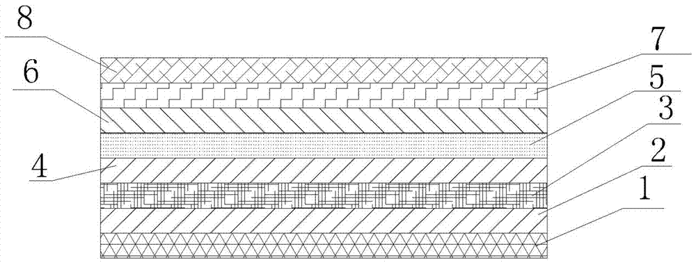 Low-temperature lamination ceiling film with self-adhesive protective film and method for producing the same