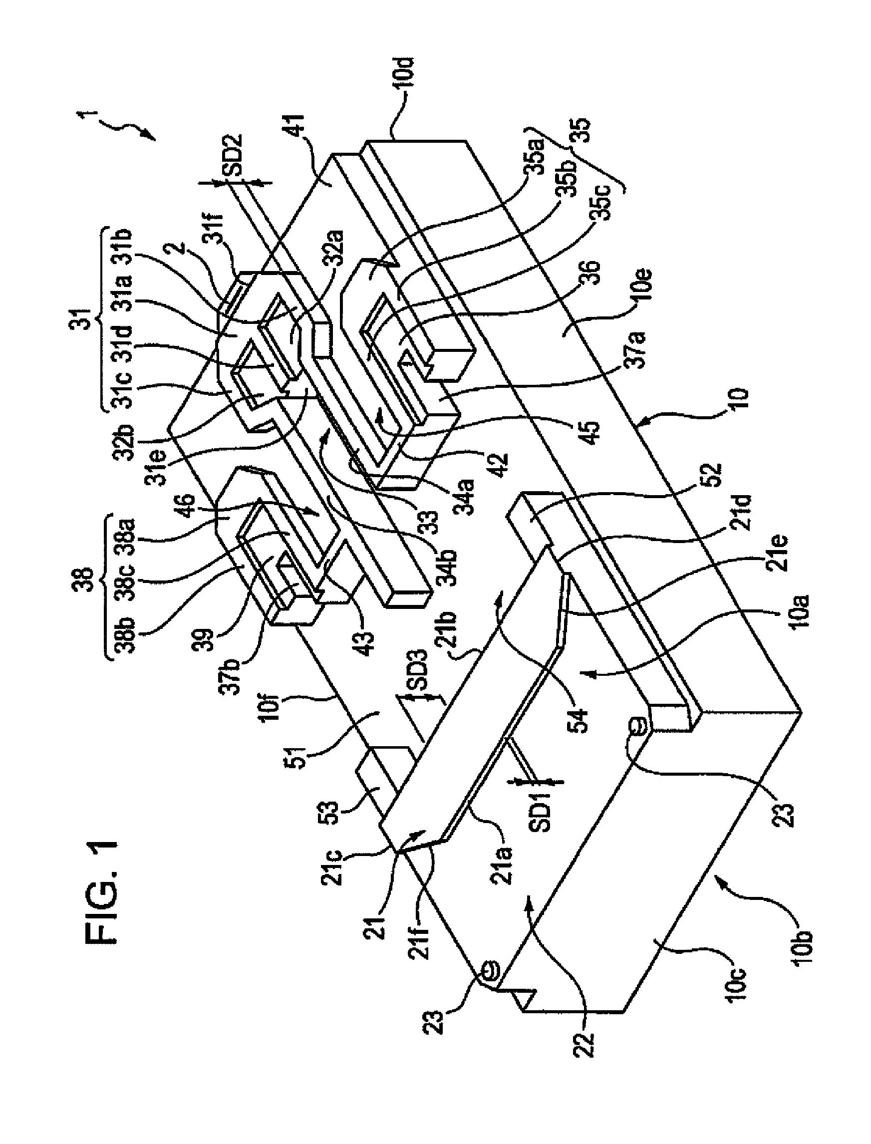 Magnetic head device having rear positive pressure surface and rear side positive pressure surface