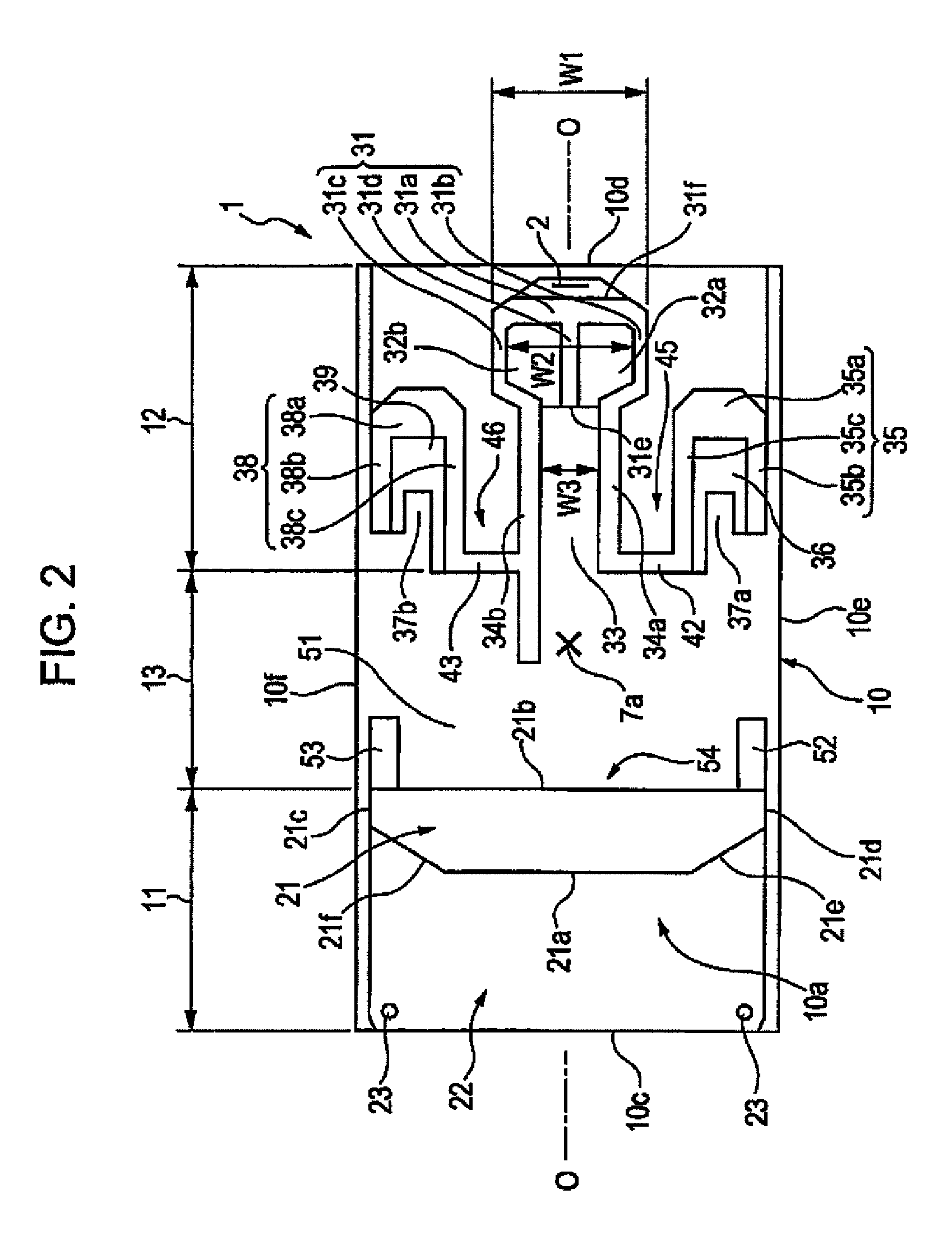 Magnetic head device having rear positive pressure surface and rear side positive pressure surface
