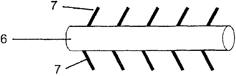 Method for modifying surface of composite electrostatic spun filament integrated by initiator