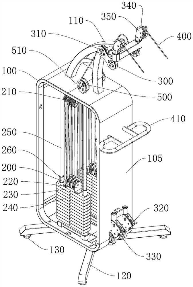 Small-strength rehabilitation training machine