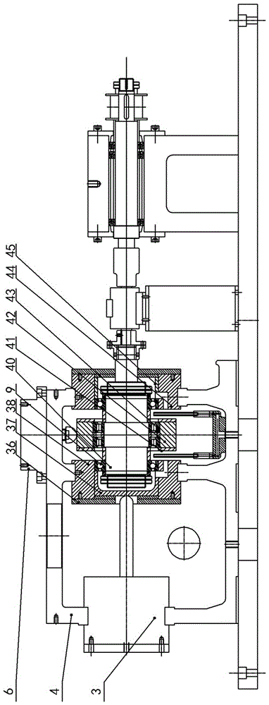 Rolling bearing dynamic performance testing machine and general frame thereof