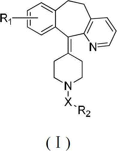 Desloratadine derivatives, and preparation method and application thereof