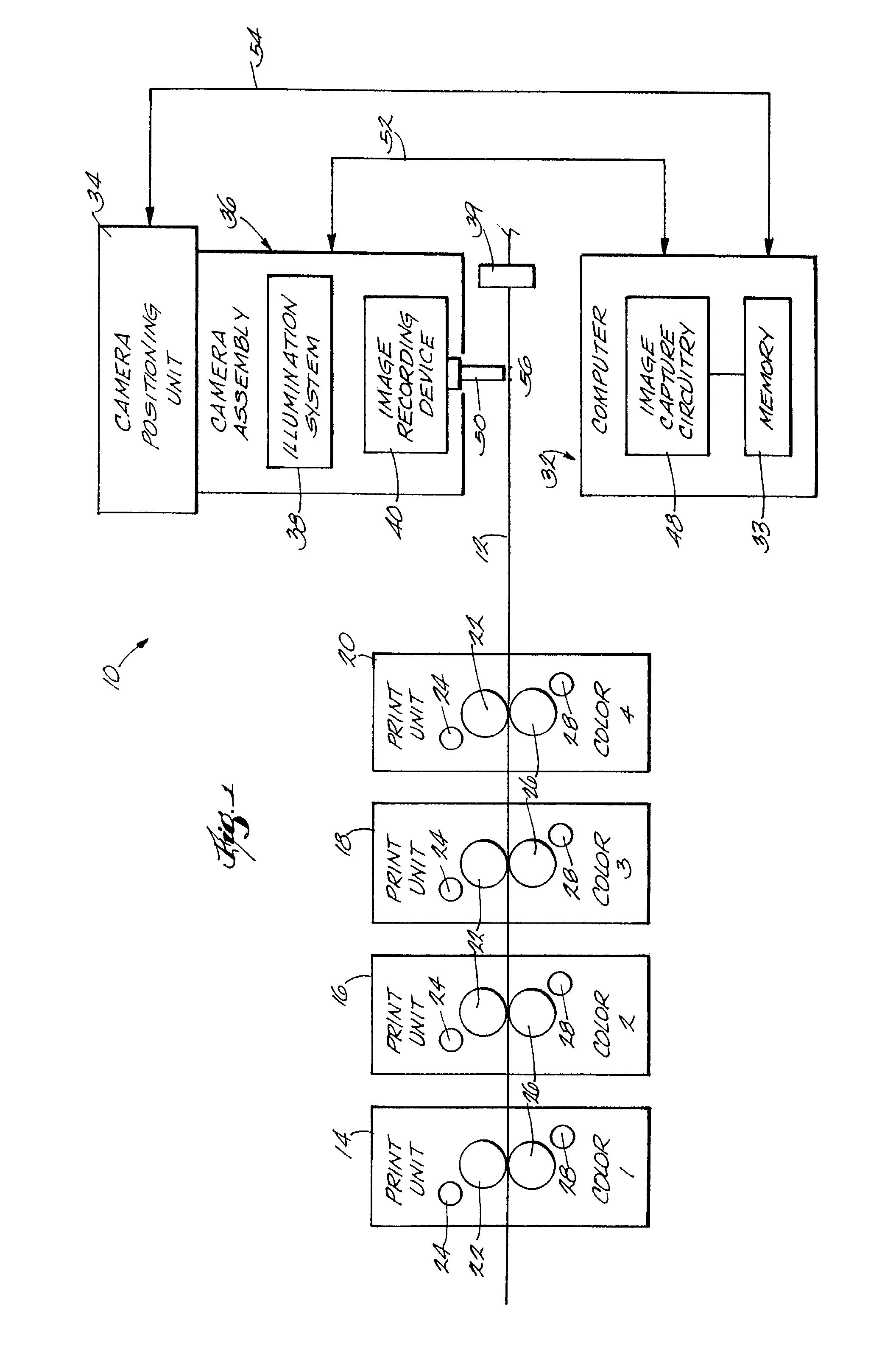 System and method for measuring color on a printing press