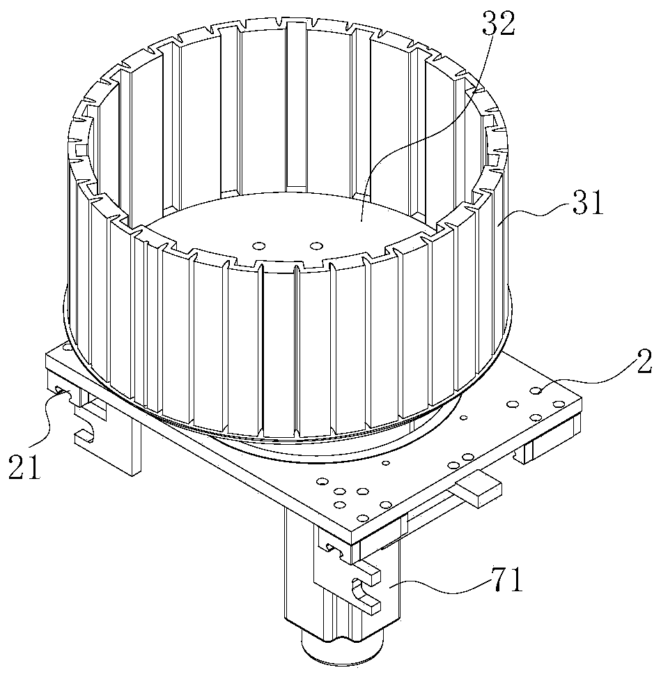 Automatic assembling equipment for large-size wind wheel