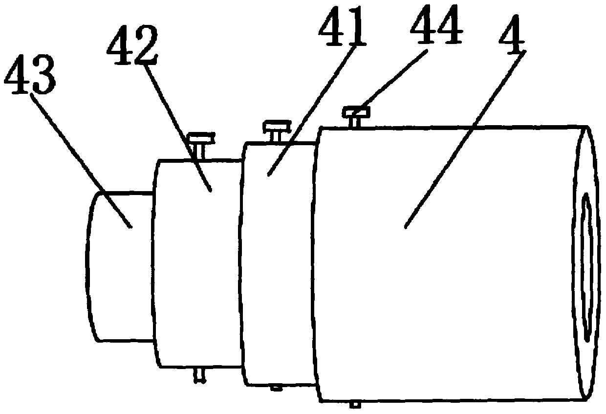 Corrugated roller chromium plating device