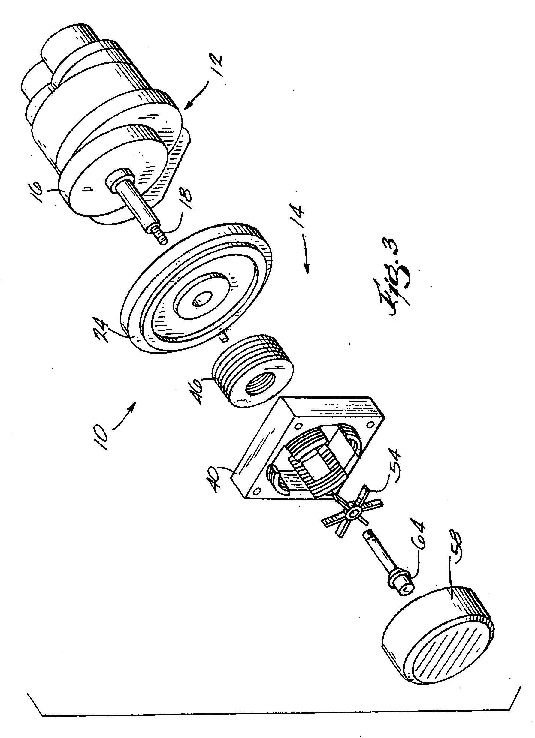 Compressor and driving motor assembly
