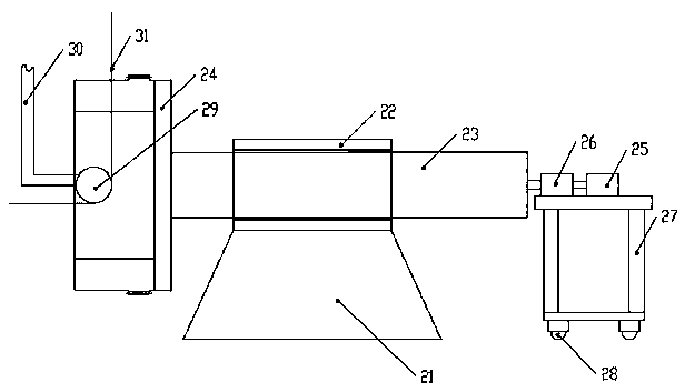 Spiral height adjusting mechanism for hydraulic machine and machining process thereof
